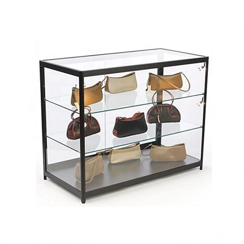 Cheap price Glass tower glass display cabinet for cell phone