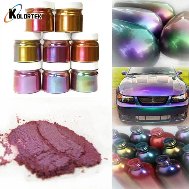 
Kolortek color changing car paint colors chameleon pigment for decoration paints & coating 