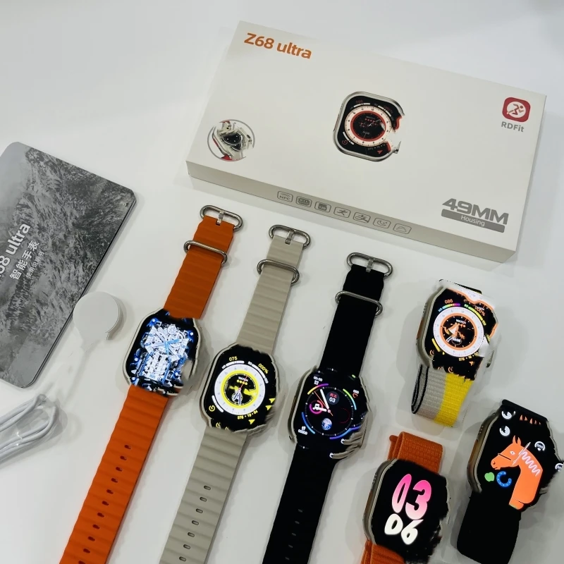2023 New 49mm Z68Ultra Smartwatch 2.1 Inch Screen RDFit I S8 IWO Z Series 8 Z68 Ultra Smart Watch reloj intelligente seri 8