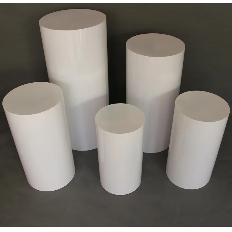 Wedding decoration backdrop display stand round Pedestal Stands cylinder plinths pedestals Luxury dessert table props
