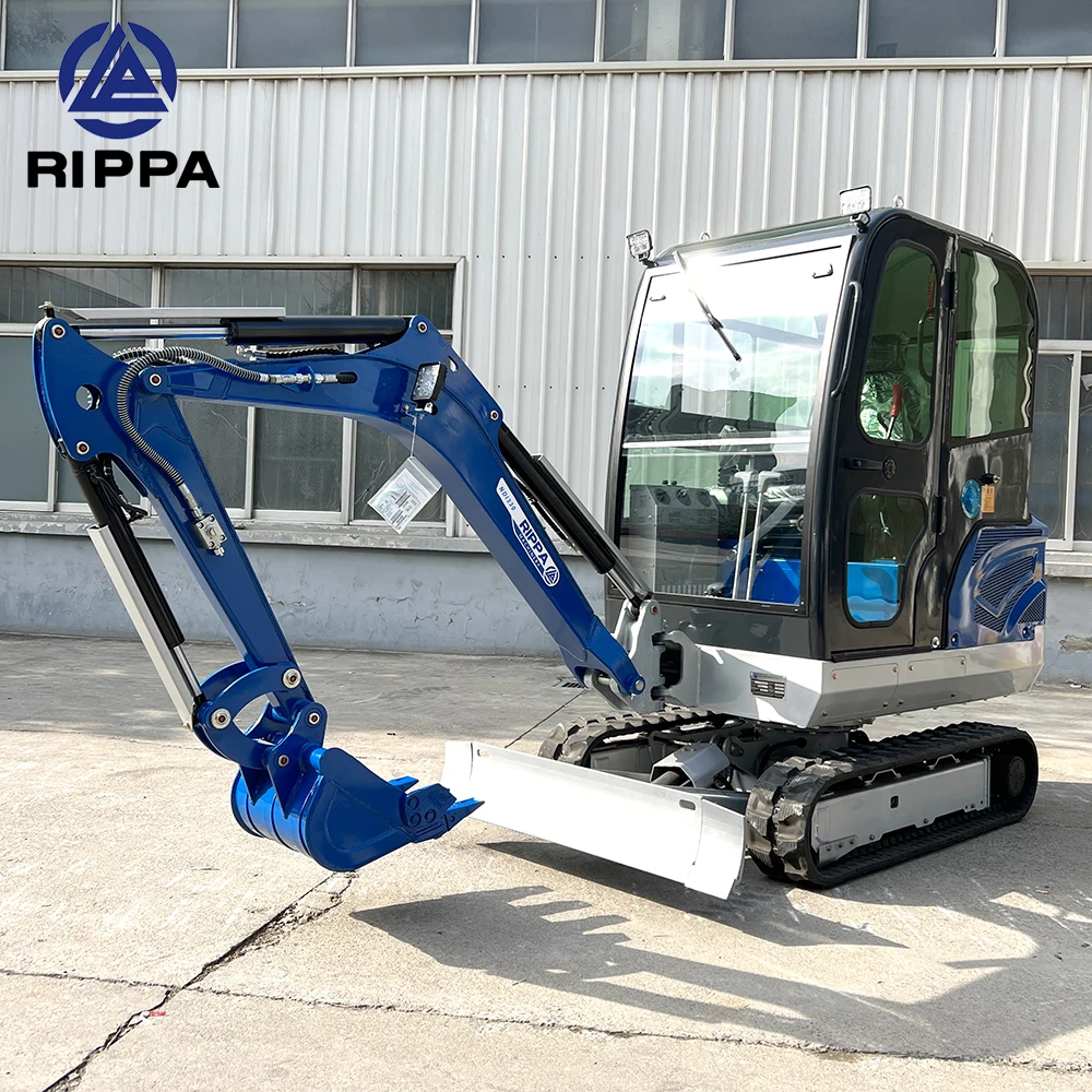 Rippa 2-тонный 3-тонный 3 5-тонный экскаватор с нулевым хвостом полное оборудование инструмент для ловли ЖК-панель Kubota