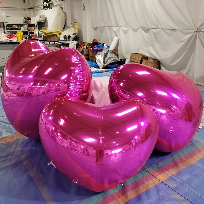 Надувное красное сердце гигантское плюшевое для украшения помолвки/День Святого Валентина/Свадьба