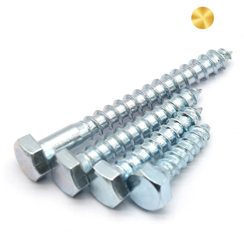 6.3x25 mm hex head galvanized stainless steel self tapping screws