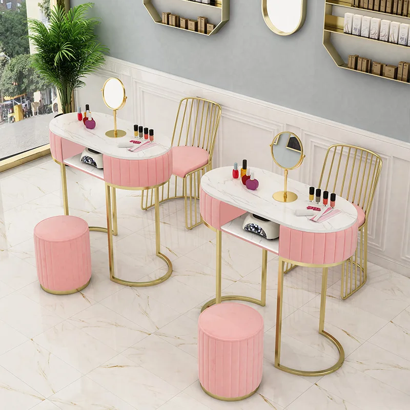 Beauty Salon Furniture Manicure Table Cheap Luxury Modern Portable Folding Nail Spa Black White Item Style Plastic Color Feature