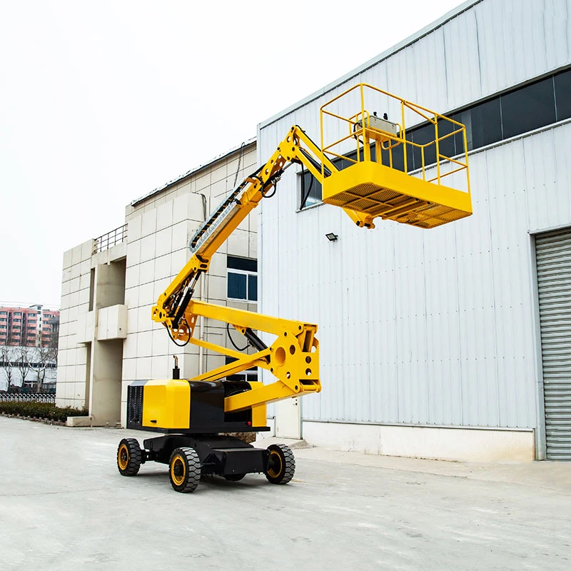 14m 16m 18m Self Propelled Articulated Boom Lift Aerial Work Platform Boom Lift
