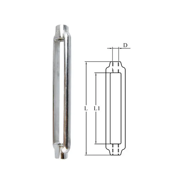 stainless steel turnbuckle body european type