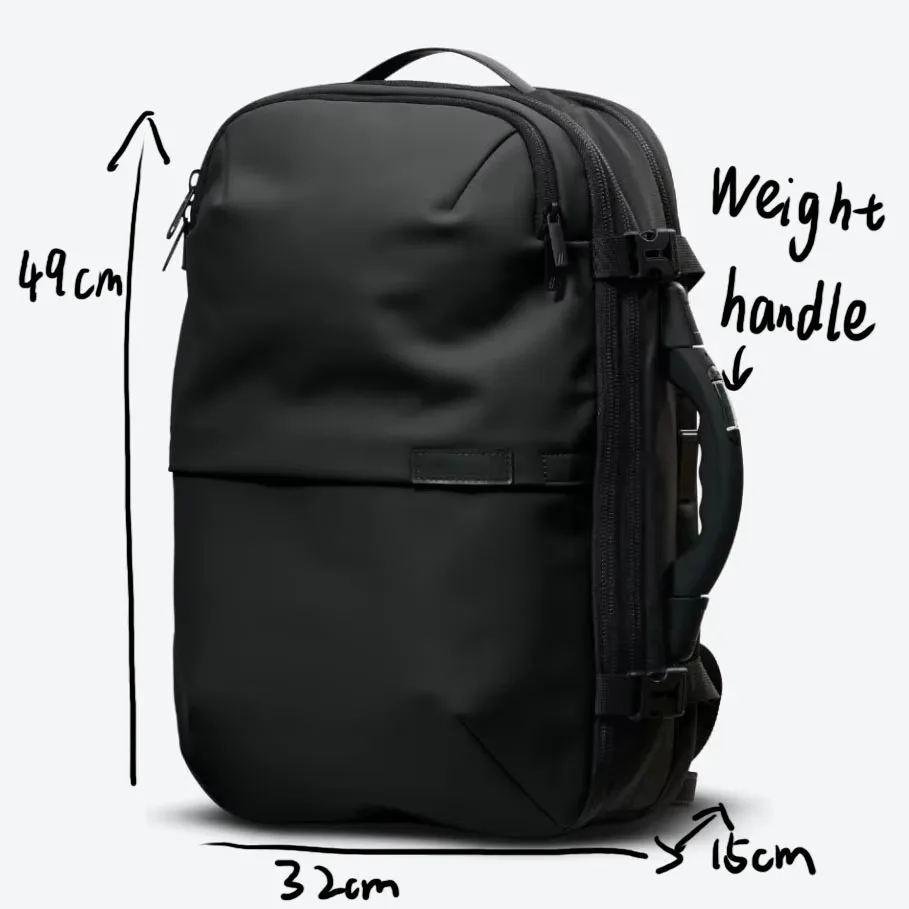 Weight handle TSA Lock Waterproof Travel airbag Backpack Outdoors Vacuum Compression usb laptop bag Backpack