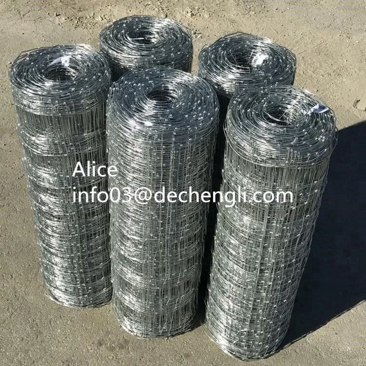 1.8m high Galvanized cattle field fence / sheep animal wire mesh for livestock