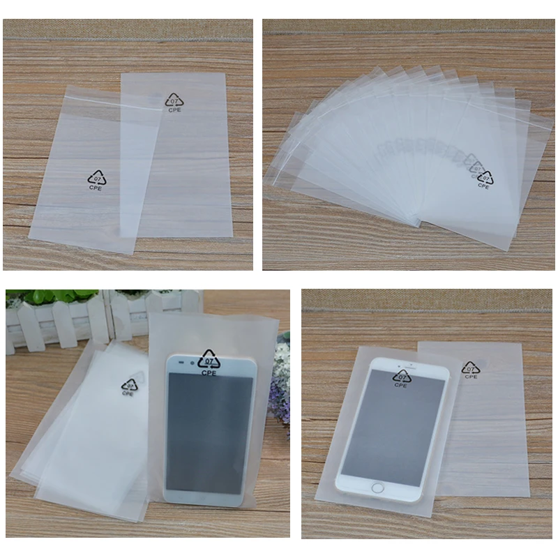 Custom Printed Biodegradable Frosted Electronic Accessory Packaging Plastic bag Phone Case Packaging Bag