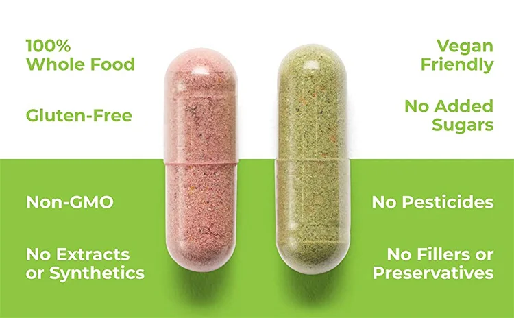 OEM/ODM all-natural supplement vitamins and vegetable nutrients fruit and vegetable capsules to support energy levels