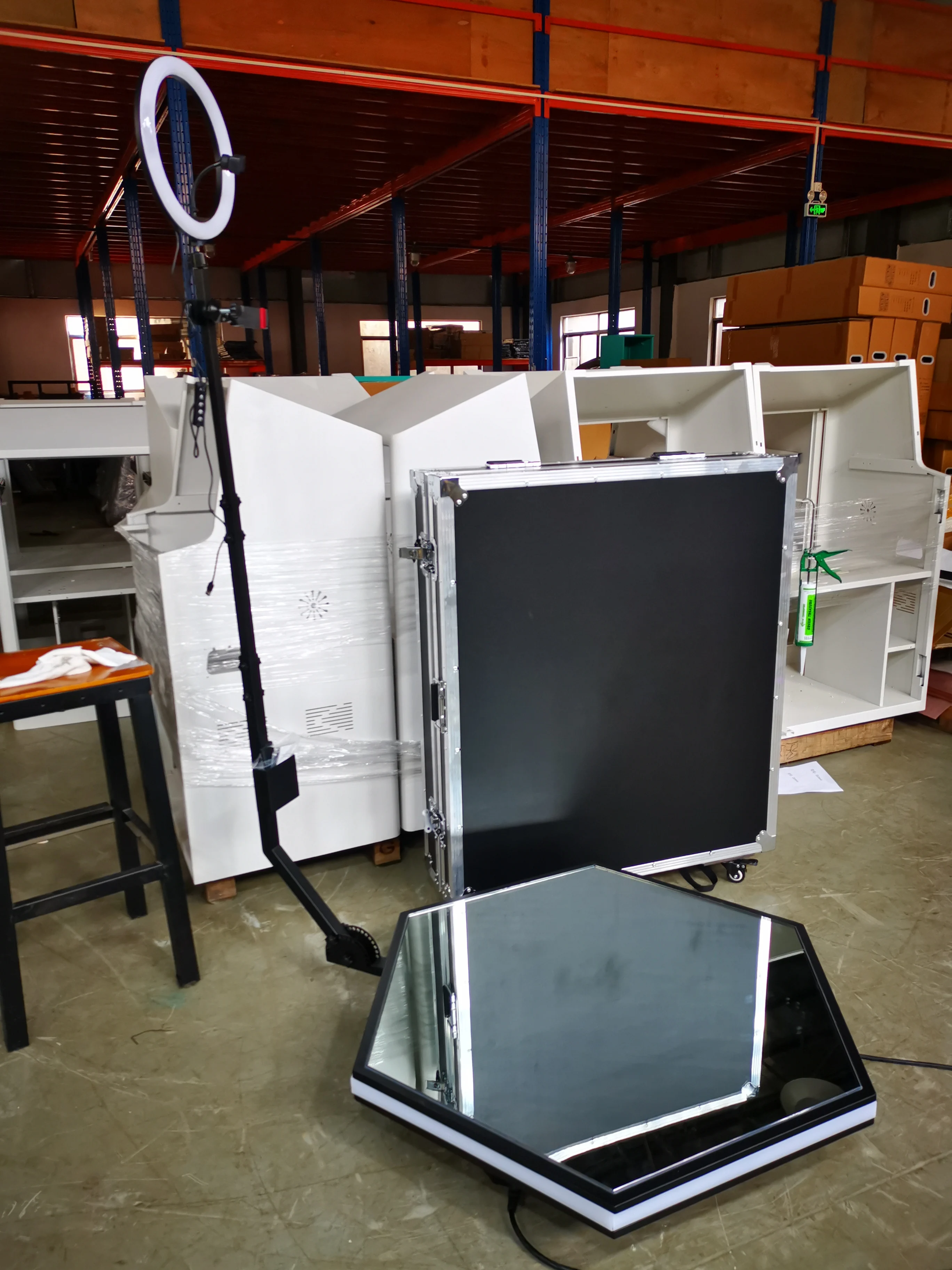 68 80 100 120 Cm Hot Sale New Portable Selfie 360 Booth Accessories 360 Degree Video Booth Spinner Machine 360 Photo Booth Magnet Top