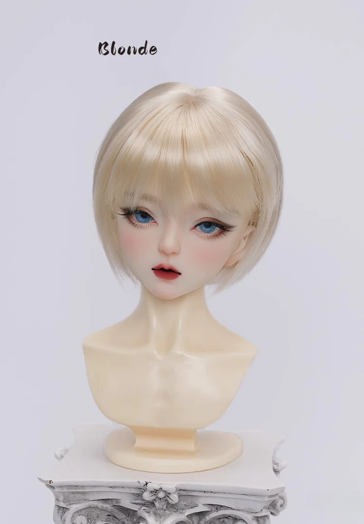 High Quality 1/6 BJD 12 Inch Princess Doll Wigs Highlights Synthetic Doll Hair for Toy Princess Doll Accessories