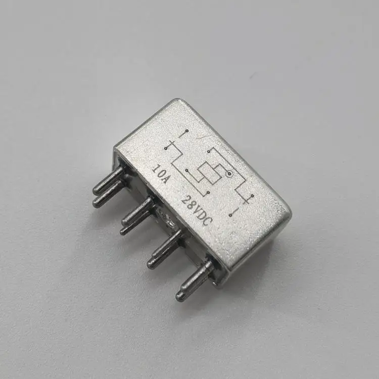 FRJQC-100MB Hermatically sealed relay 24v 8pin small volume two sets of changeover contacts rele 24vdc 10A