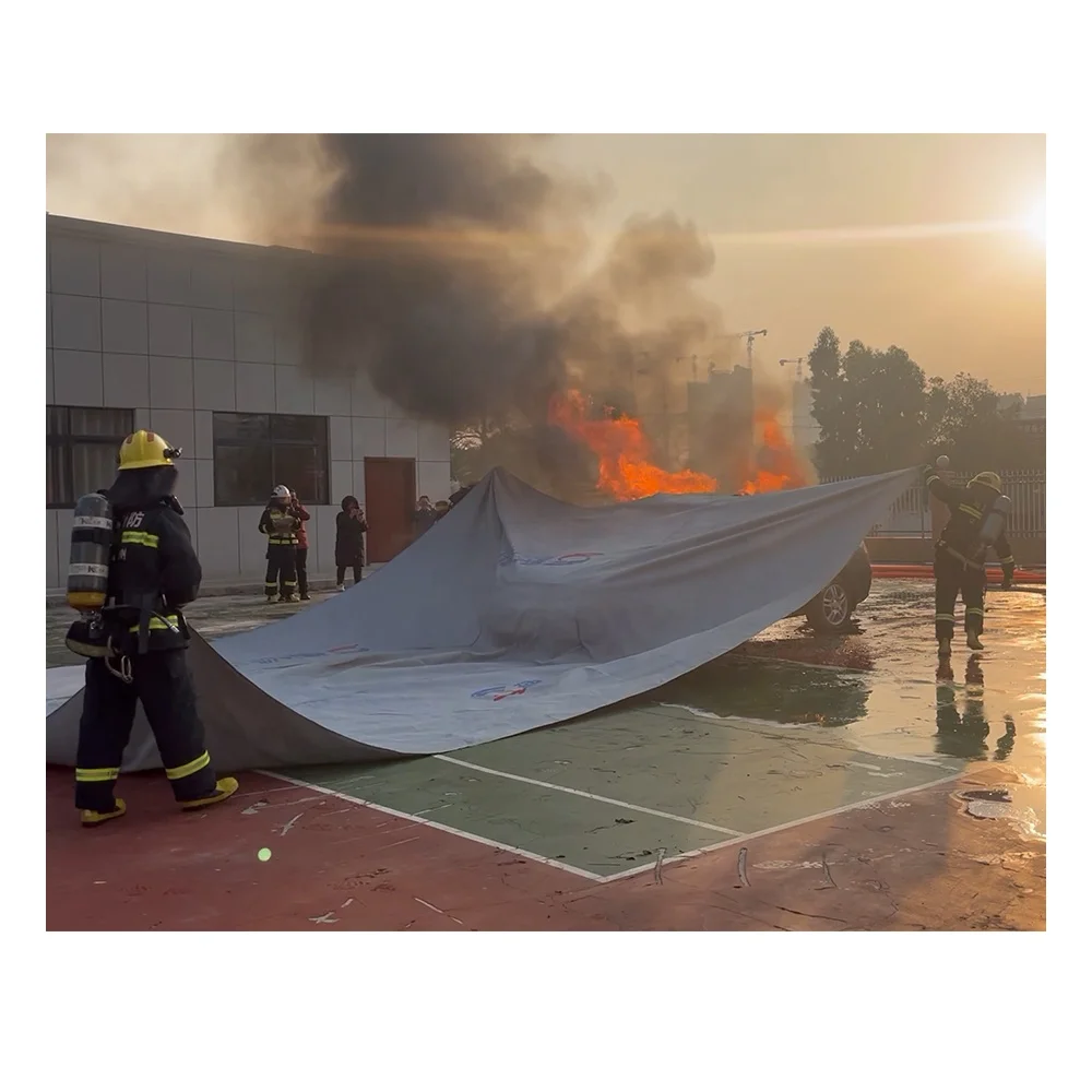 EV Fire Blanket Reusable Effective Lithium Battery Safety Electric Vehicles Car Fire Blanket