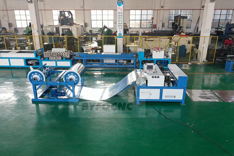 Auto square hvac forming duct line 2 making ventilation pipe machine