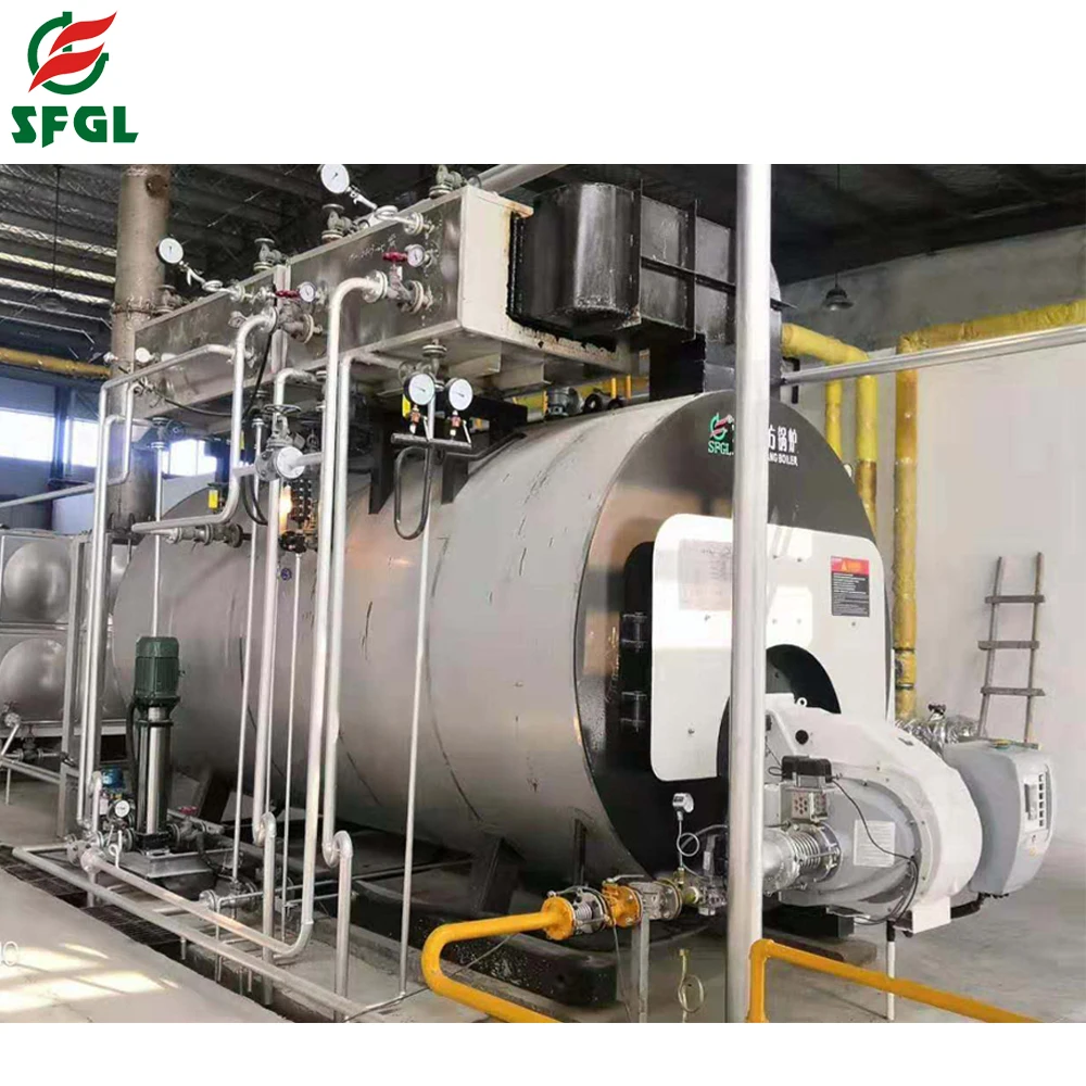 WNSL 8t/h Oil Gas Fired Steam Boiler for Farms, Garments, Manufacturing, Machinery Maintenance