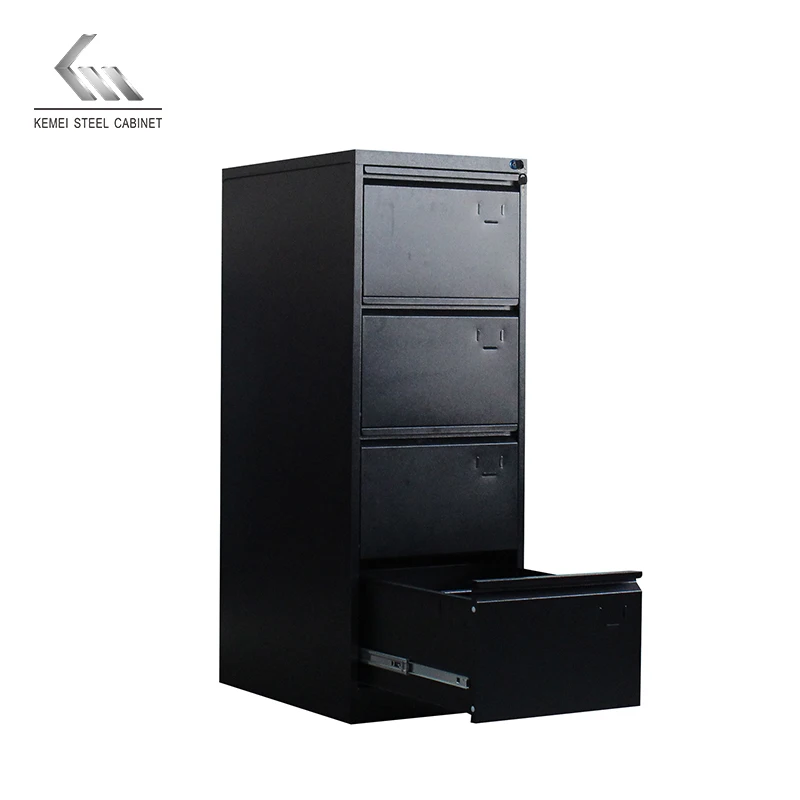 Modern Black Metal Office Filing Storage Drawer Cabinet Archive Steel Filing Cabinet Type Storage Drawers Metal Cabinet