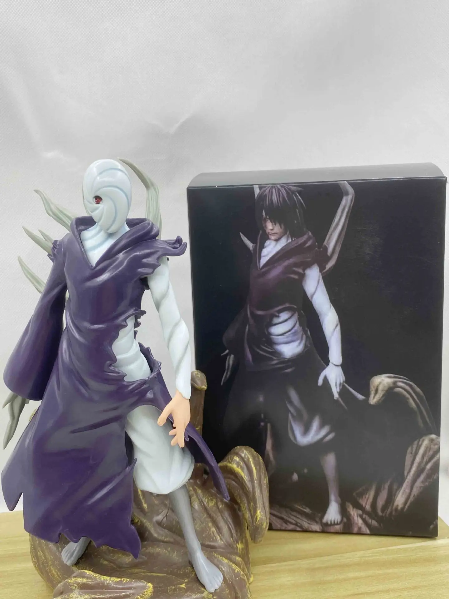 24 см японские игрушки ПВХ мультфильм аниме Narutos Uchiha Obito фигурки с цветной коробкой