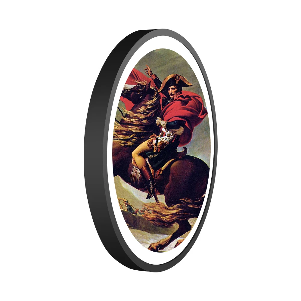 Display digital signage lcd advertising screen nft art display 23.6 inch round lcd screen