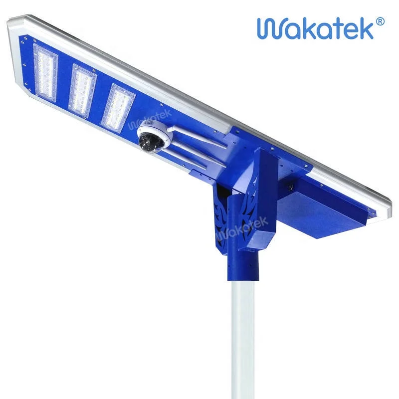 Winatek 60 Вт 4g камера ip Солнечный светодиодный фонарь для улицы все в одном солнечный уличный с