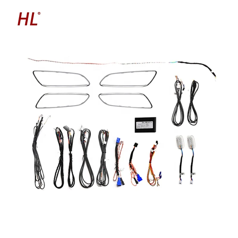 Romantic Accessories Luminous Front Turbo Air Vent Auto Interior LED Atmosphere Lights For Mercedes Benz-A-Class-W156/W176