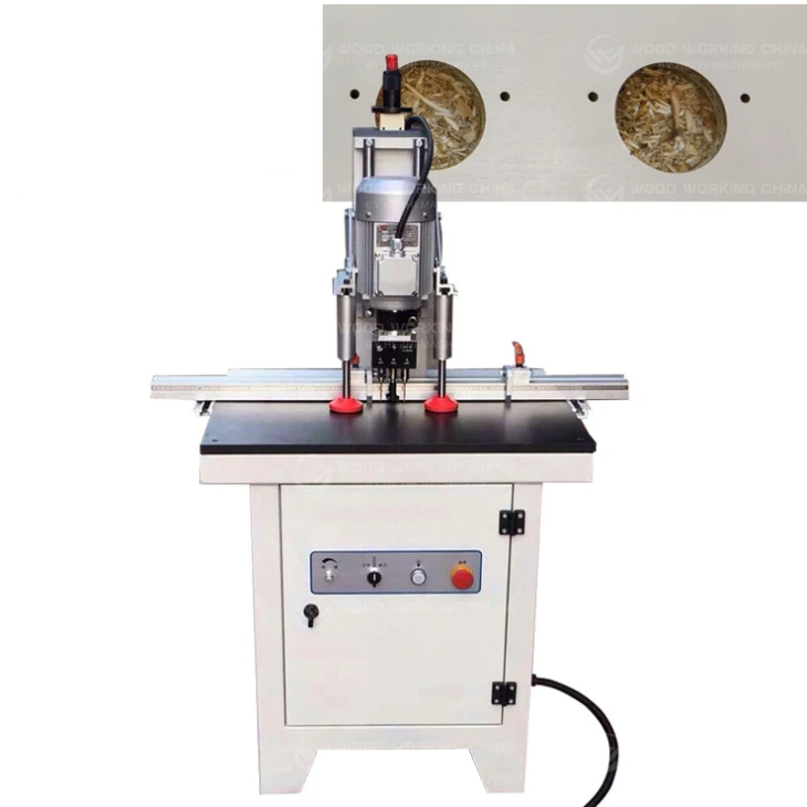 Single Head Vertical Hinge Boring Drilling Machine For Furniture Making