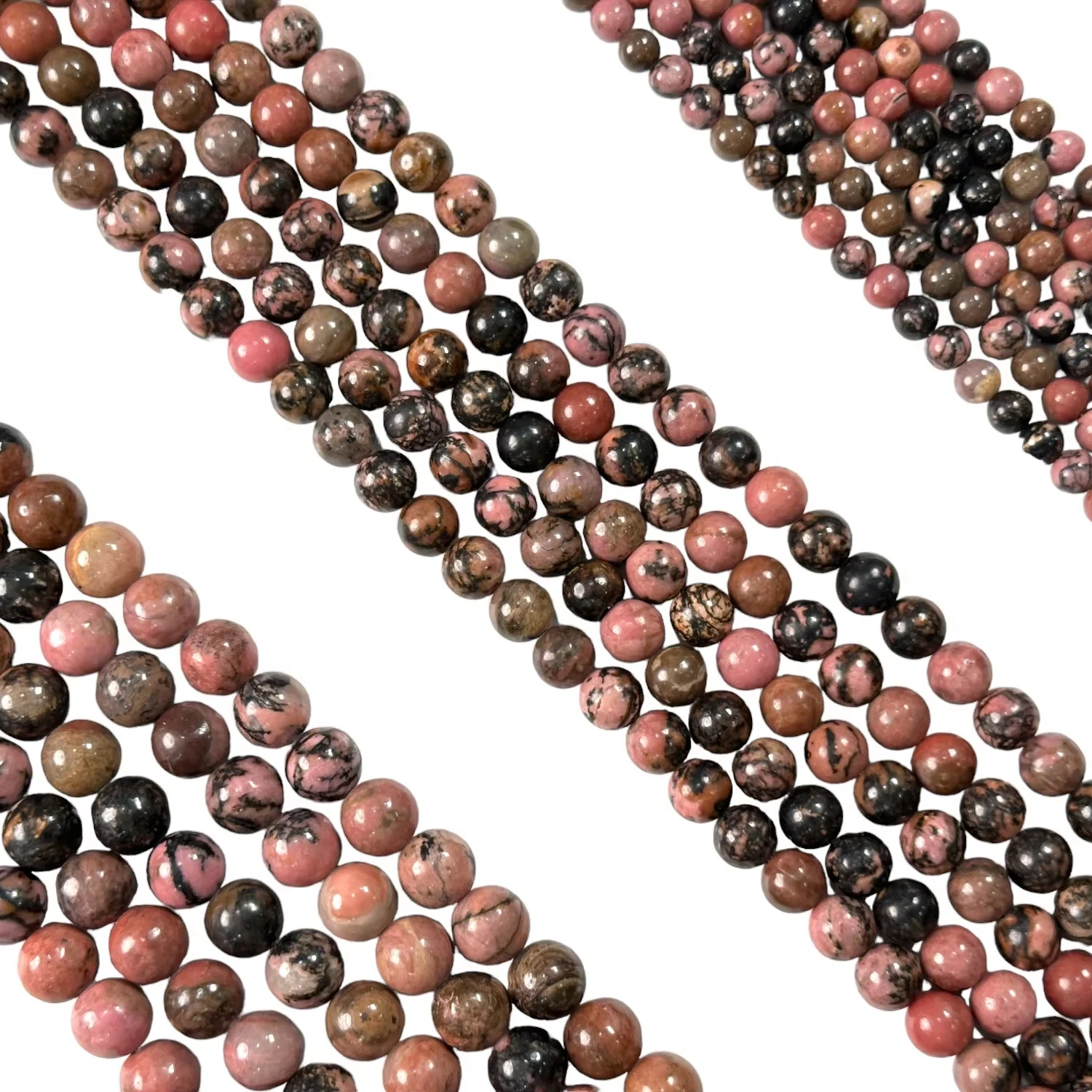 Limitless inspiration Round Beads 4mm 6mm 8mm 10mm 12mm Loose Beads Rhodonite For Celebration event