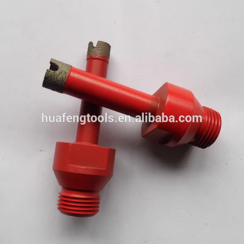 Сверла с влажным алмазным сердечником R1/2 дюйма, наружная резьба, сверление бетона