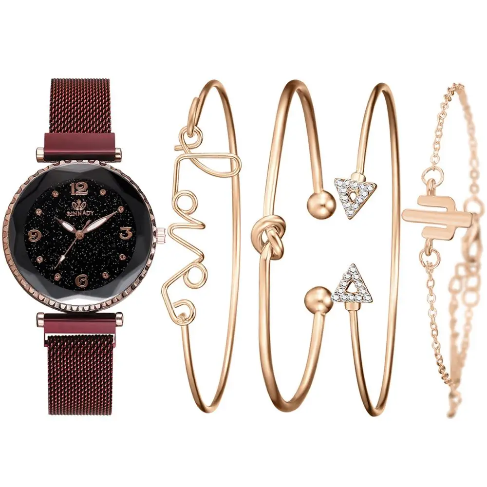 2019 Hot selling quartz ladies watch bracelet set wholesale