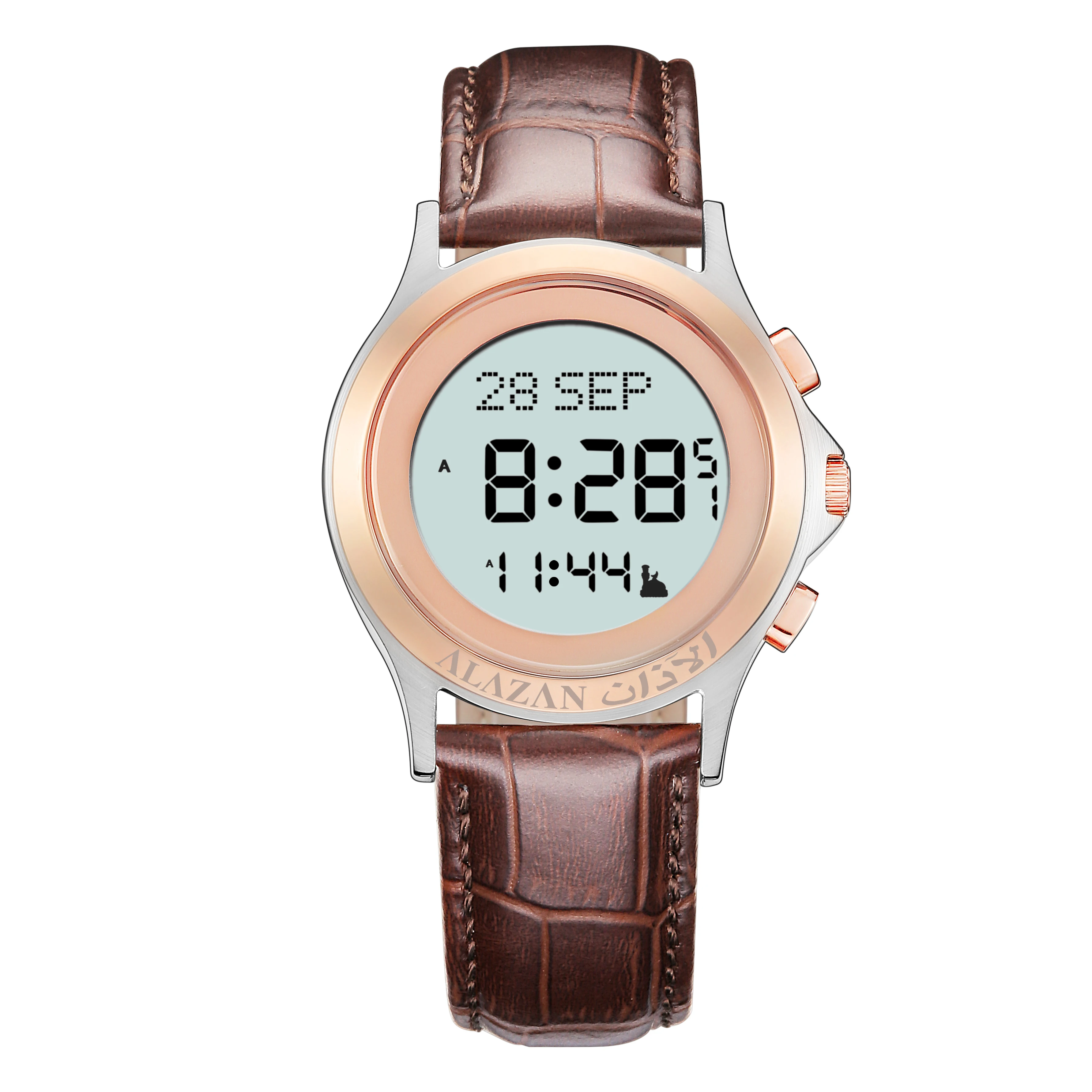 Factory manufacture Prayer times  azan watch arabic muslim prayer compass watch azan wrist watch digital