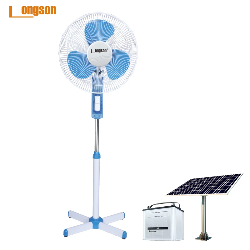 Цена механического аккумулятора вентилятор 16 дюймов 12 В AC DC Solar Stand Fan/