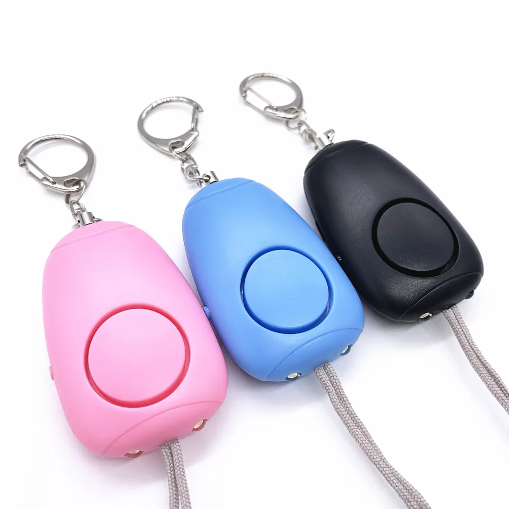 2023 Best Selling 130db 140db Safety Safesound Keychain Security Alarms with Keychain for Elder/Lady/Kids