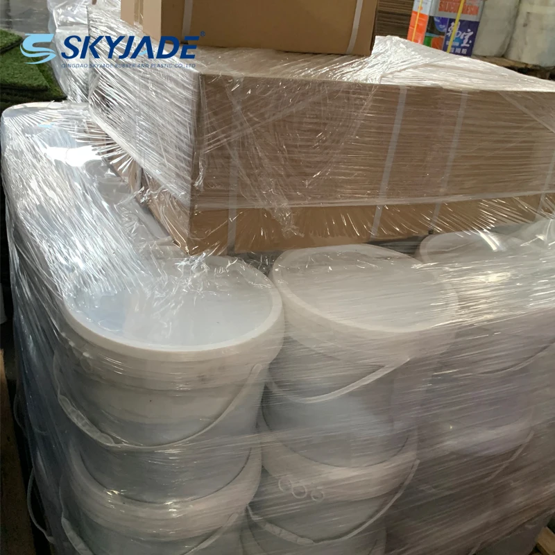 Bi-Component A+B Type Glue for Artificial Grass Turf for Soccer and Football for Sports Made from PP and PE Material
