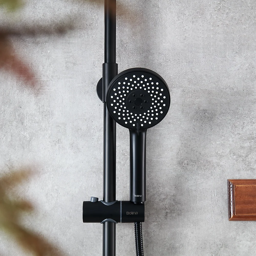 Modern Popular High quality Manufacture 3-function constant temperature filtering shower mixer with hand shower