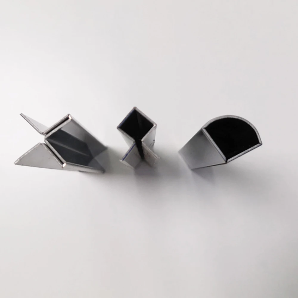 
shopping center metal profile 8k mirror finish stainless steel home door frame and window frame 