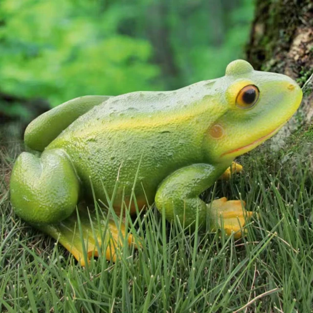 RF Garden decoration fiberglass silicone frog cement molds durable and cute animal concrete statue silicone mold for sale