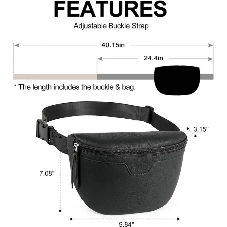 Cheaper Mobile Phone Cell PU Leather Side Waist Chest Sling Crossbody Luggage Travel Shoulder Messenger Bag Box Pouch for Women