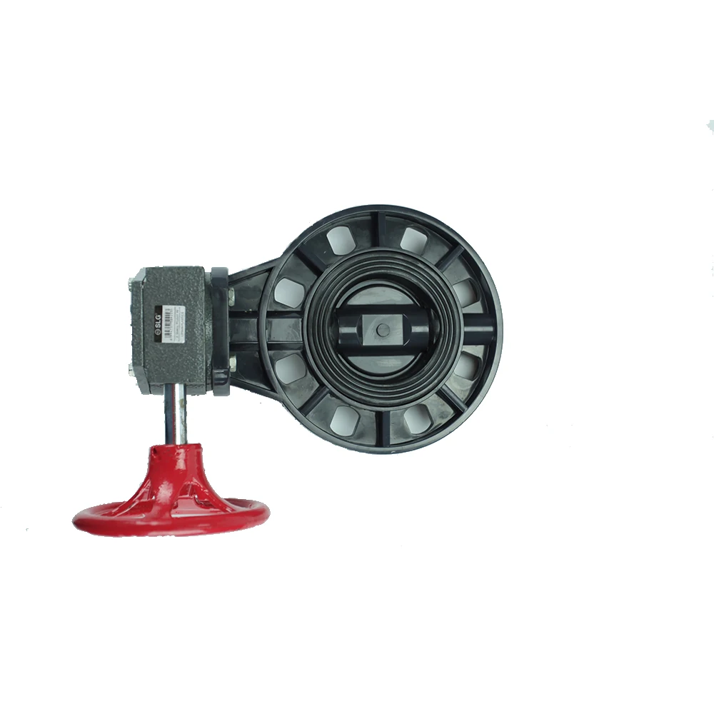 Hot sell swimming pool ABS handle manual power PVC butterfly valves