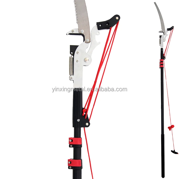 
5.4m Amazon Hot Product Professional Long Reach Pole Saw Pruner Cut Trees Telescopic 