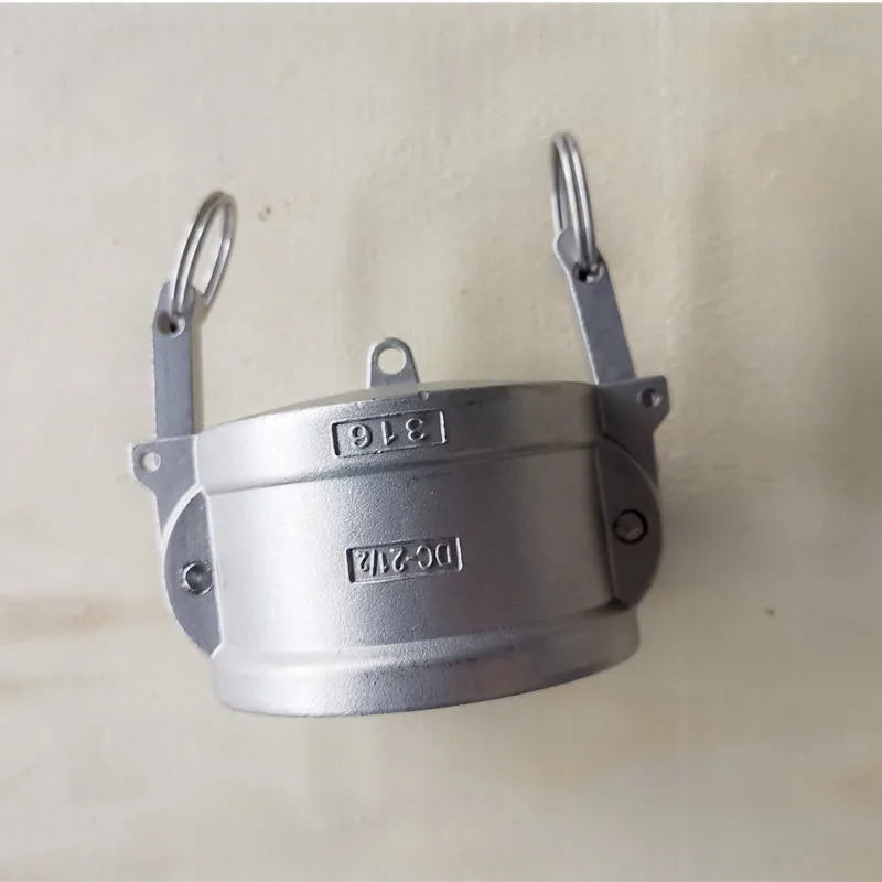 Stainless Steel DC Type Camlock Coupling Industrial Pipe Plugging NPT Carbon Steel Head Plastic Connectors Directly Manufactured