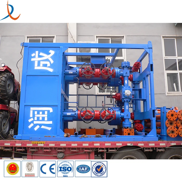 ASME Standard High Pressure Wellhead Sand Filter Desander/Dual-pot Filter Desander