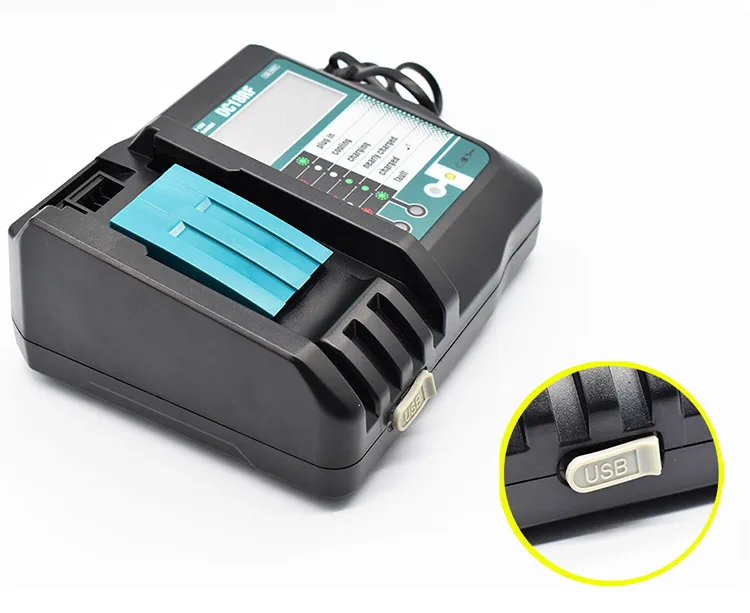 HENGLAI Dc18Rc 14.4V V Li-Ion Battery Charger 4A Charging Current For Ma kitas Bl30 1430 Ra Power Tool