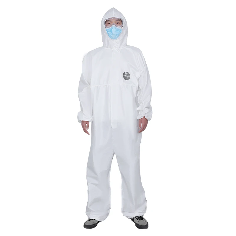 White Dupont Proshield PS50 Tyvek Coveralls Disposable Protective Coverall Safty Coverall