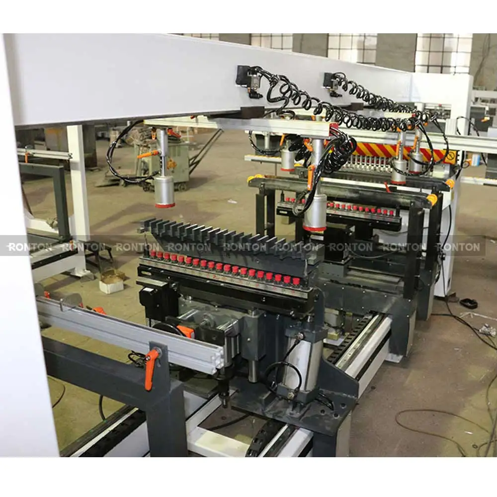 Деревообрабатывающий станок MZ73214, четыре головки, шпиндели, сверлильный станок для отверстий по дереву для мебели