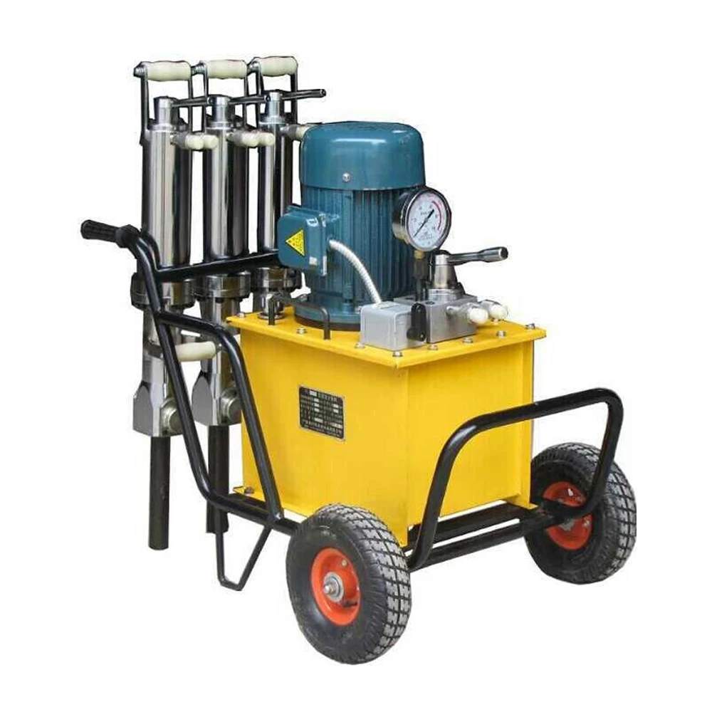 Easy Handling Diesel and Electric Powered Hydraulic Rock Stone Quarry Splitter Wedges