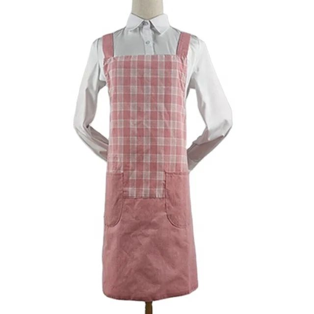 Grey Printed Custom Print Aprons Apron Custom Logo Cotton Kitchen Waterproof Aprons