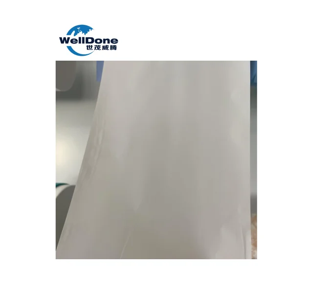 Hot selling diaper sanitary napkin  20-24gsm Non-breathable white backsheet pe film