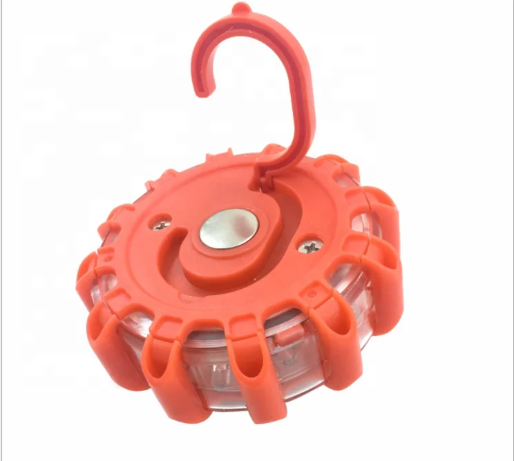 Road Safety Strobe LED Warning Light Car Obstacle Rotating Emergency Orange Traffic Warning Light