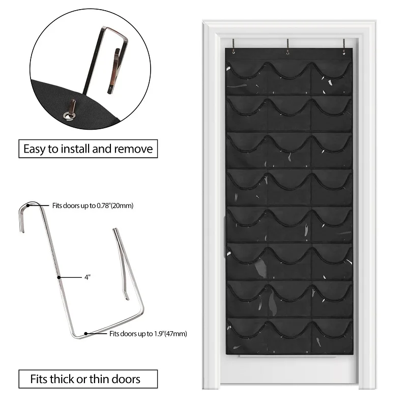 Hat Organizer Racks for Baseball Caps Visible Hat Holder Rack for Wall Door