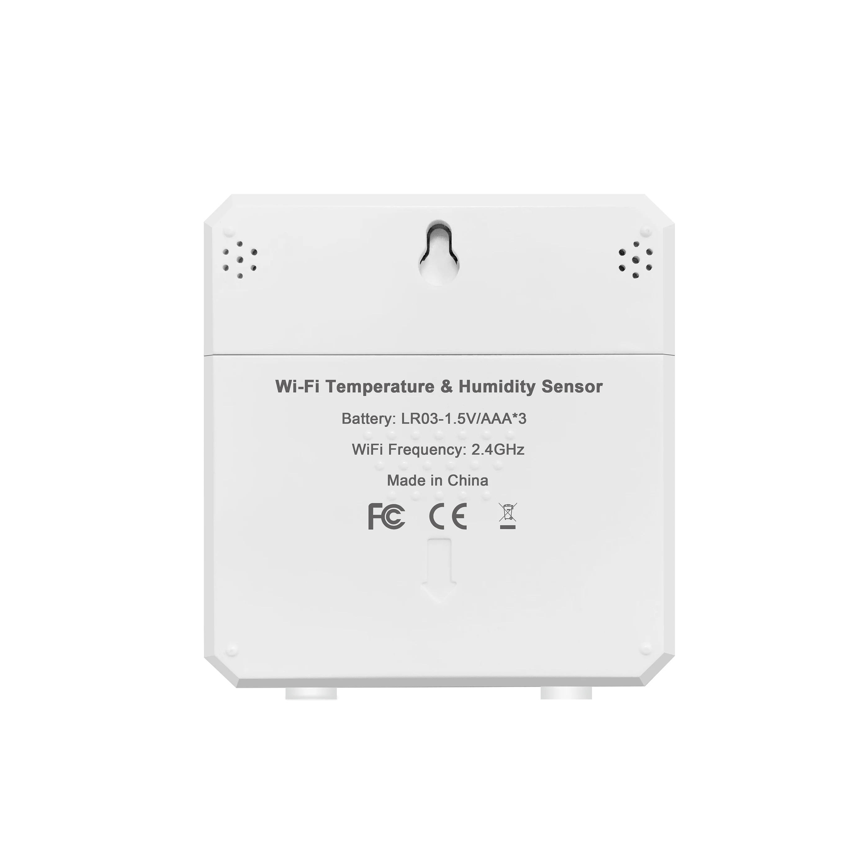 White/Black Hygrometer and Thermometer Sensor Tuya Wifi Temperature & Humidity Sensor with LCD Display